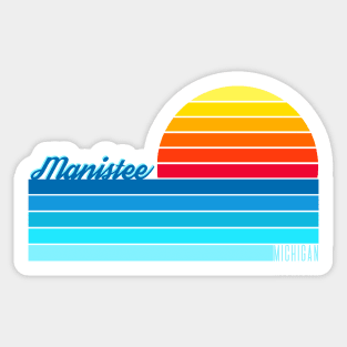 Manistee Sunset Sticker